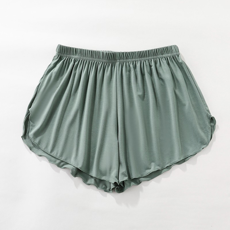 thumbnail image 4 of Pijama corto para mujer - Piernas con volantes, cintura elástica - Ropa de estar por casa para verano - Tejido suave y transpirable - Tallas M-XXL, 4 of 4